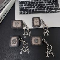 ราคา Chrome Hearts Cross Black TPU Cover Casing Shell สําหรับ AIRPODS 4 ANC PRO3 2 /1/2/3 เคสป้องกันพร้อมพวงกุญแจ (26132398943)