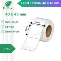 ราคา ECOPRINT ฉลากเครื่องชั่งความร้อน 40x45 40 x 45 มม. Core 1.5" เนื้อหา 450 (49851552131)