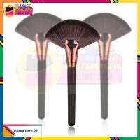 ราคา Make Up Brush Fan Brush Make up Blush On Foundation Face Fan Shape Brush F082 (52200657158)