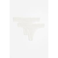 ราคา H&M(เอชแอนด์เอ็ม) กางเกงในจีสตริงไร้ขอบแพ็ค 2 ชิ้น ผู้หญิง 1184575_1 (25572808390)