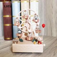 ราคา [Lstjj] กล่องดนตรีกังหันลมกล่องดนตรีไม้เคลื่อนไหวดนตรีตกแต่งของสะสมไขลานกลไกกล่องดนตรีหมุน (42351641191)