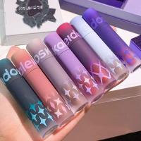 ราคา ลิปกันน้ํา ลิปกลอส ลิป 4u2 ลิปสติก Kaleidos Kaleidos Mirror Lip Powder Cream Matte Niche ลิปสติก Pigeon เลือดสีแดง Lip Mud หญิง Non-Stick Cup Lip Glaze Lip Glos (40825535653)