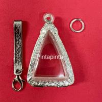 ราคา (แถมแหนบ)ตลับพระ กรอบพระ กรอบเงิน จี้ใส่พระ ตลับเงินใส่พระนางพญา (15572036431)