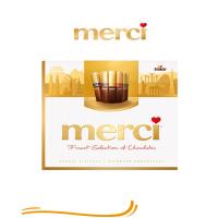 ราคา Merci Assorted Chocolates รวมแบบเท่ง มีหลายรสชาติ นำเข้าจากยุโรป น้ำหนัก 250 กรัม Exp. 31/03/26 (27693594963)
