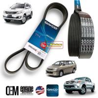 ราคา สายพานหน้าเครื่อง TOYOTA VIGO FORTUNER INNOVA ดีเซล เครื่อง2.5 ,3.0 1KD 2KD 7PK1516 DAYCO (18894831100)
