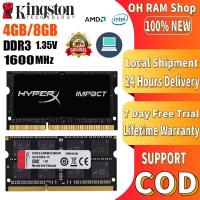 ราคา Kingston Hyperx impact ram DDR3/DDR3L 4GB 8GB PC3/PC3L-12800 Laptop memory 1600mhz sodimm DDR3L Notebook Ram (29957511311)