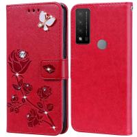 ราคา เคสโทรศัพท์มือถือหนัง ซิลิโคน พิมพ์ลายดอกกุหลาบ ลายนูน สําหรับ TCL 20 5G T781H T781K (20453062895)