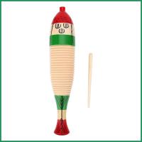 ราคา Guiro เครื่องดนตรีของเล่นเคาะ Guiro Guiro เครื่องดนตรีมือเคาะ พร้อมไม้พาย รูปปลา (19495685928)