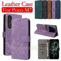 ราคา สําหรับ PocoM7 4G หนังสําหรับ Poco M7 plus pro M7plus M7pro M 7 PocoM7 plus PocoM7plus PocoM7 pro PocoM7pro Magnetic Bracket ปลอกกันกระแทกฝาหลัง (43714987335)