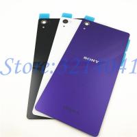 ราคา ฝาหลังแบตเตอรี่ Z2 สําหรับ Sony Xperia Z2 D6543 L50W D6503 แก้วแบตเตอรี่ประตูด้านหลังกรณี NFC (29291161292)