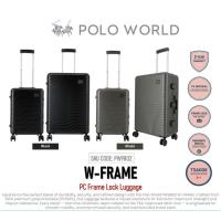 ราคา Polo World PW9802 W-FRAME | PC Frame Lock Luggage กระเป๋าเดินทาง โปโลเวิล์ด (53101686183)