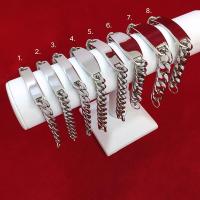 ราคา สร้อยข้อมือสแตนเลสคั่นโค้ง ยาว 8 นิ้ว,8.5 นิ้ว,9 นิ้ว สแตนเลสแท้ #Stainless steel #RockStar #Lisa (11664142126)
