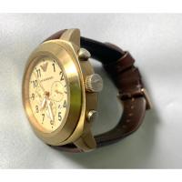 ราคา EMPORIO ARMANI AR-6087โครโนกราฟนาฬิกาควอทซ์จากอิตาลีแท้100%ตัวเรือนสีทองหน้าปัดสีเหลืองทองกระจกมิเนอรัลสำหรับผู้ชายหน้าป (24955864729)