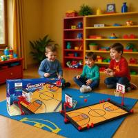 ราคา ฟุตบอลสนามและสนามบาสเกตบอลอาคารบล็อกโต๊ะ ทําเอง เกมกระดานฟุตบอลอาคารบล็อกของเล่นเพื่อการศึกษาสําหรับเด็ก (51352903979)