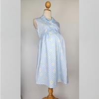 ราคา FB 02 (ยาว 36 นิ้ว ให้นมกระดุมหน้า)ชุดคลุมท้อง เปิดให้นมได้ เสื้อให้นม dressให้นม ใส่ทำงานได้ (29330135204)