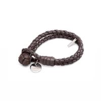 ราคา [ส่งต่อ] BOTTEGA VENETA bracelet in brown size XS มีถุงผ้า การ์ด (17571037023)