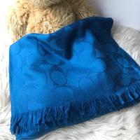 ราคา พร้อมส่ง ผ้าพันคอ COACH แท้ สีน้ำเงิน BRIGHT MINERAL (883937263)