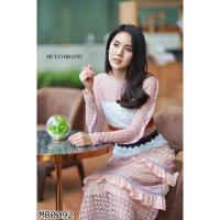 ราคา งานป้าย เดรสลูกไม้ สไตล์เกาหลี (1888118587)