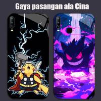 ราคา DJ-50 X Pokemon Casing GLASS soft frame สีดํา VIVO X23 Y15 2019 Y91 Y17 Y85 Y12 Y93 Y19 V9 Y95 Y91C Y11 Y89 (57302527964)