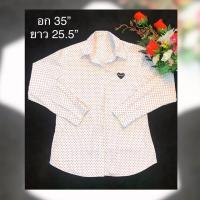 ราคา (มือสอง) เสื้อเชิ้ต Play Comme des Garcons สีขาวจุดแดง (3738725701)