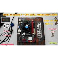ราคา Mother board BIOSTAR H61MLV LGA115 ++((CPU INTEL Pentium G860 3.0GHz)) สภาพดี ราคารวม CPU ไม่ขายแยก (22941621861)