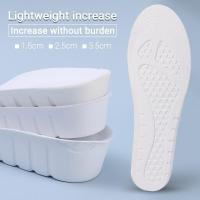 ราคา แผ่นโฟม EVA นิ่ม 5 ขนาด 1.5 2.5 3.5 ซม. ซับแรงกระแทก ระบายอากาศ สีขาว สําหรับผู้หญิง และผู้ชาย 1 คู่ (19576572358)