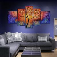 ราคา ชุดภาพแต่งห้อง 5ชิ้น รับประกัน 1ปี รูปภาพติดผนัง รูปภาพแต่งห้อง ภาพติดผนังสวยๆ ภาพวิวขนาดใหญ่ ภาพวาด ภาพวาดสีน้ำม (9446400945)