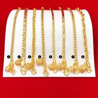 ราคา สร้อยข้อมือทองลายเกลียว,สี่เสา,เลสแบน หนัก 2บาท ยาว 6-7นิ้ว ชุบทอง หุ้มเศษทองแท้เยาวราช งานสวย พร้อมส่ง (14152817557)