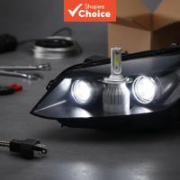 ราคา หลอดไฟ LED H4 2 หลอด HB2 9003 ไฟสูง/ต่ํา 3000K สีเหลือง 6000K สีขาว ชิป CSP 12V IP68 9600lm (26793466495)