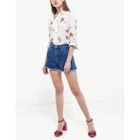 ราคา Stradivarius Denim กางเกงยีนส์ขาสั้น (1056598307)