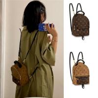 ราคา LOUIS VUITTON Palm Springs Mini double zipper opening/canvas+cowhide/backpack/backpack (25375109306)