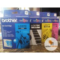 ราคา Brother LC-57 BK C Y M ตลับหมึกอิงค์เจ็ท ของแท้ (43475399692)