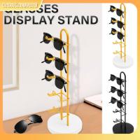 ราคา 5คู่แว่นกันแดดการจัดเก็บชั้นวางแว่นตากรอบโลหะที่มีฐานไม้เหมาะสําหรับตารางแสดง ร้านค้า5332 (43512855285)