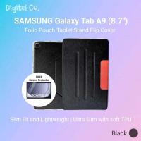 ราคา Samsung Galaxy Tab A9 SM-X115 (8.7") Folio Pouch Flip Cover Tablet Stand Cover + ตัวป้องกันหน้าจอ *สีดําสี* (56251297329)