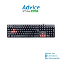 ราคา NUBWO USB KEYBOARD (คีย์บอร์ด) NK48 BLACK/RED - A0163434 (29230365794)