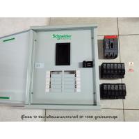 ราคา Schneider QO3-100EZ12G/SN ตู้โหลดเซ็นเตอร์ 12 ช่องพร้อมเมน 3P 100A ลูกย่อยครบชุด เลือกแอมป์ได้ครับ (3888209441)