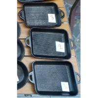 ราคา กระทะเหล็กหล่อ 15.5*13 ซม มือสอง ทรงสี่เหลี่ยม (4780307875)