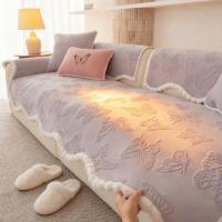 ราคา สีม่วงหรูหราฤดูหนาวตุ๊กตาโซฟาเบาะ 2025 พิเศษ-รูป สูง-จบ กันลื่นปกผ้าเบาะ สี่ ฤดูกาล สากล (54753071300)