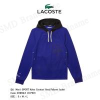 ราคา Lacoste เสื้อฮู้ดแขนยาว รุ่น Men's Sport Nylon Contrast Hood Pullover Jacket Code: SH0843 10 PWH (22402469068)