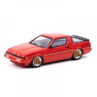 ราคา 1/64 TARMAC Mitsubishi Car Starion Bright Red White Alloy Model Decorative Limited Edition (40327642582)