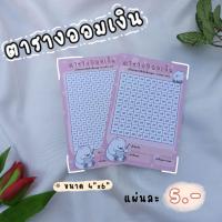 ราคา ตารางออมเงิน ออมแบงค์ 50฿ พร้อมส่ง เอาใจสายออมแบงค์ 50฿ โดยเฉพาะ (9757477115)