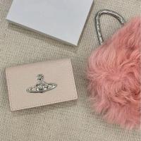 ราคา Vivienne Westwood Saturn กระเป๋าสตางค์ หนังวัว ความจุขนาดใหญ่ ใส่บัตรได้ (28576454813)