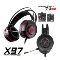 ราคา Nubwo X97 Gaming Headset 7.1 หูฟังเกมมิ่ง ระบบเสียงรอบทิศทาง พร้อมซอร์ฟแวร์ปรับแต่งเสียง Black (26066481118)