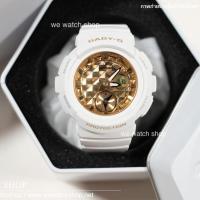 ราคา BABY-G ของเเท้ CMG รุ่น BGA-195M-7ADR สีขาว ทอง ของแท้ ประกันศูนย์ CMG (148601685)