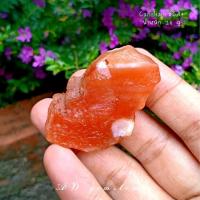 ราคา คาร์เนเลี่ยน - Carnelian #CA4 หินสีส้ม ควอตซ์ พลอยดิบ หินมงคล - AD gemstone (12404840401)