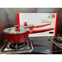 ราคา ZWILLING หม้อซอสอะลูมิเนี่ยมเคลือบ รุ่น Now 18 ซม. สีส้ม Granada N65525180 มือสอง พร้อมกล่อง (26811283115)