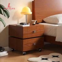 ราคา โต๊ะข้างโซฟาหมุนได้ ไม้เนื้อแข็ง สไตล์วินเทจสร้างสรรค์ ตู้เก็บของลิ้นชัก ตู้ไม้เนื้อแข็ง EPIP (44366077020)