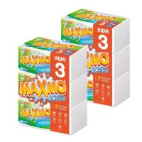 ราคา Maxmo กระดาษอเนกประสงค์ แบบแผ่น 90 แผ่น 1 แพ็ค 3 ห่อ( เซ็ต 2 แพ็ค 6 ห่อ) (6973703408)