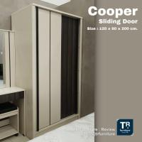 ราคา ตู้เสื้อผ้าบานเลื่อน 120 ซม. บานสไลด์ ประหยัดพื้นที่ (6245495725)