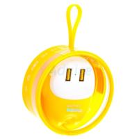ราคา อะแดปเตอร์ชาร์จไฟ Adapter Dual USB Charger EVA (U26) Yellow (153060465)